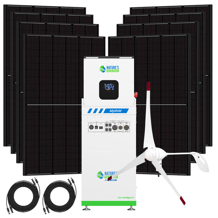 Nature’s Generator MyGrid 10K Gen 2 Solar & Wind Bundle