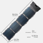 Dark Energy Spectre 56W Portable Solar Panel