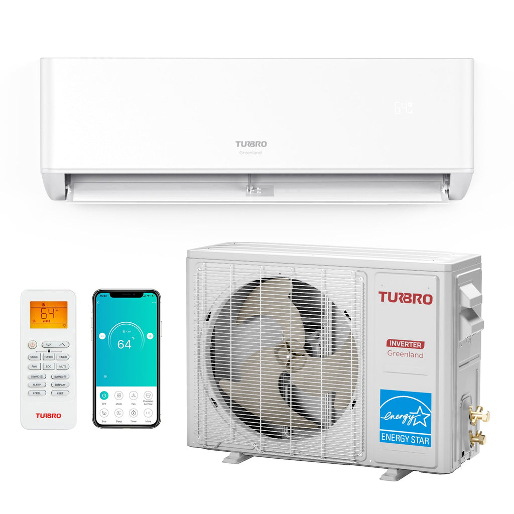 TURBRO Greenland 12,000 BTU Single Zone Mini-Split Heat Pump (R454B)