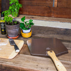 WPPO Folding Aluminum Pizza Peel with Wooden Handle