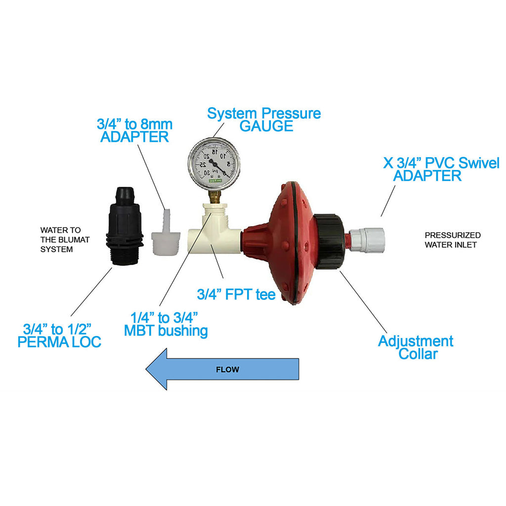 Blumat Adjustable Whole-System Pressure Reducer