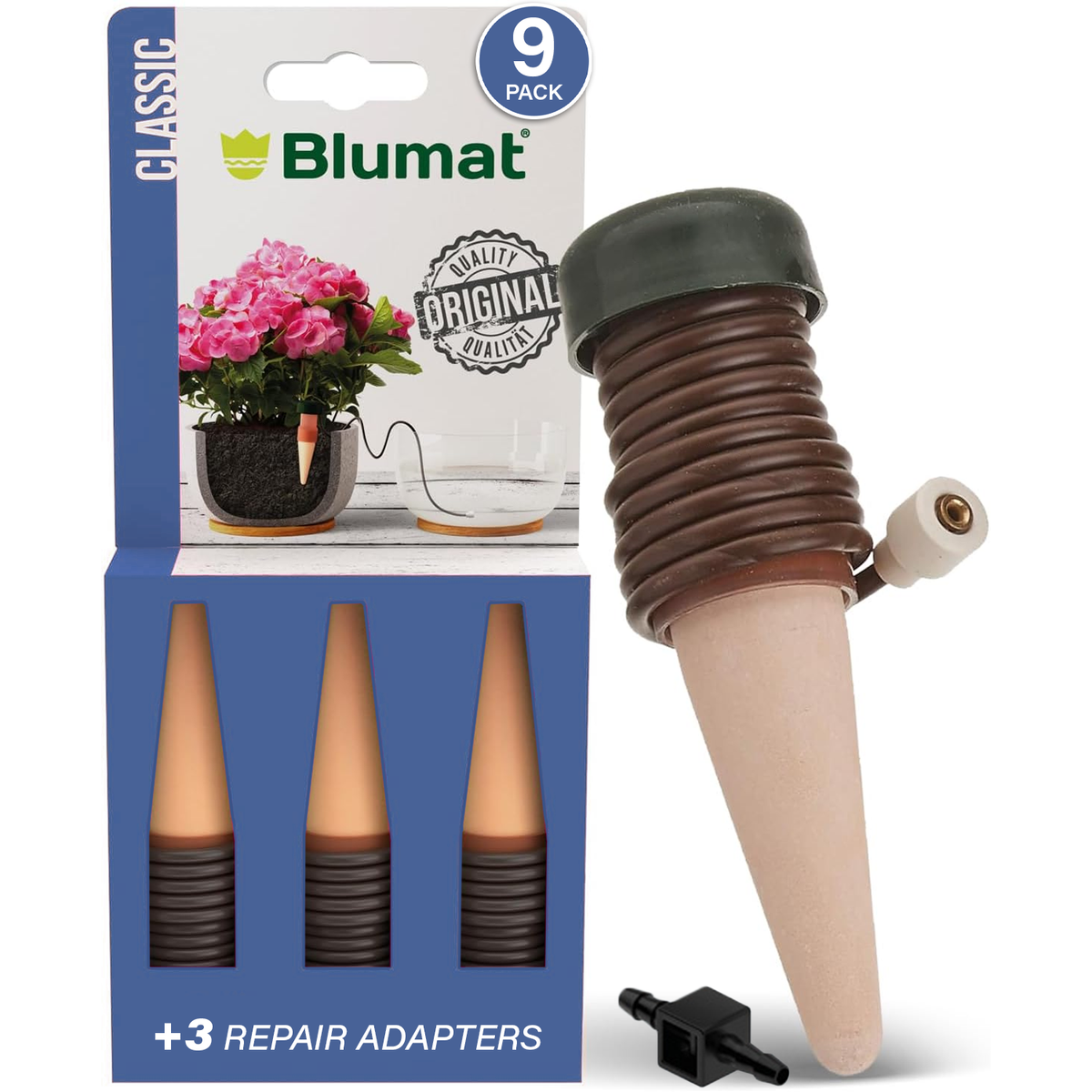 Blumat Classic Watering Cones with Adapters