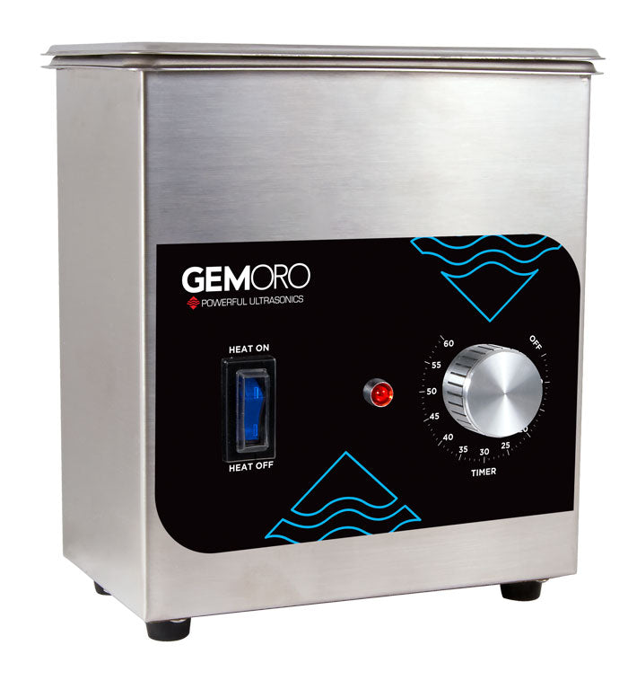 GemOro 1.5PTH Heated Ultrasonic Jewelry Cleaner