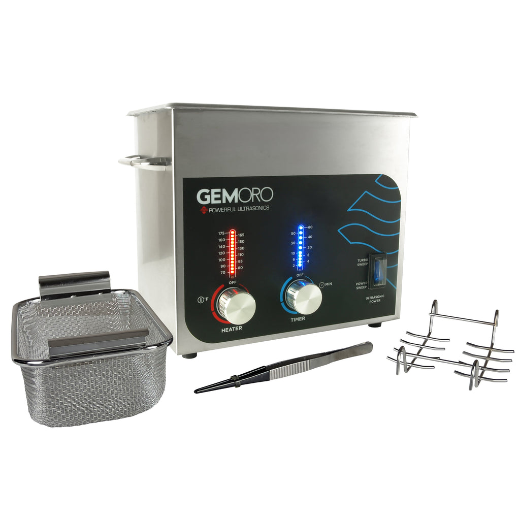 GemOro 3QTH 3-Quart Heated Ultrasonic Jewelry Cleaner