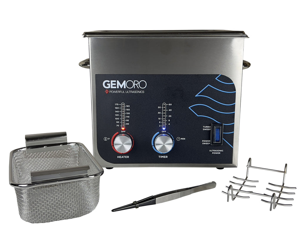 GemOro 3QTH 3-Quart Heated Ultrasonic Jewelry Cleaner
