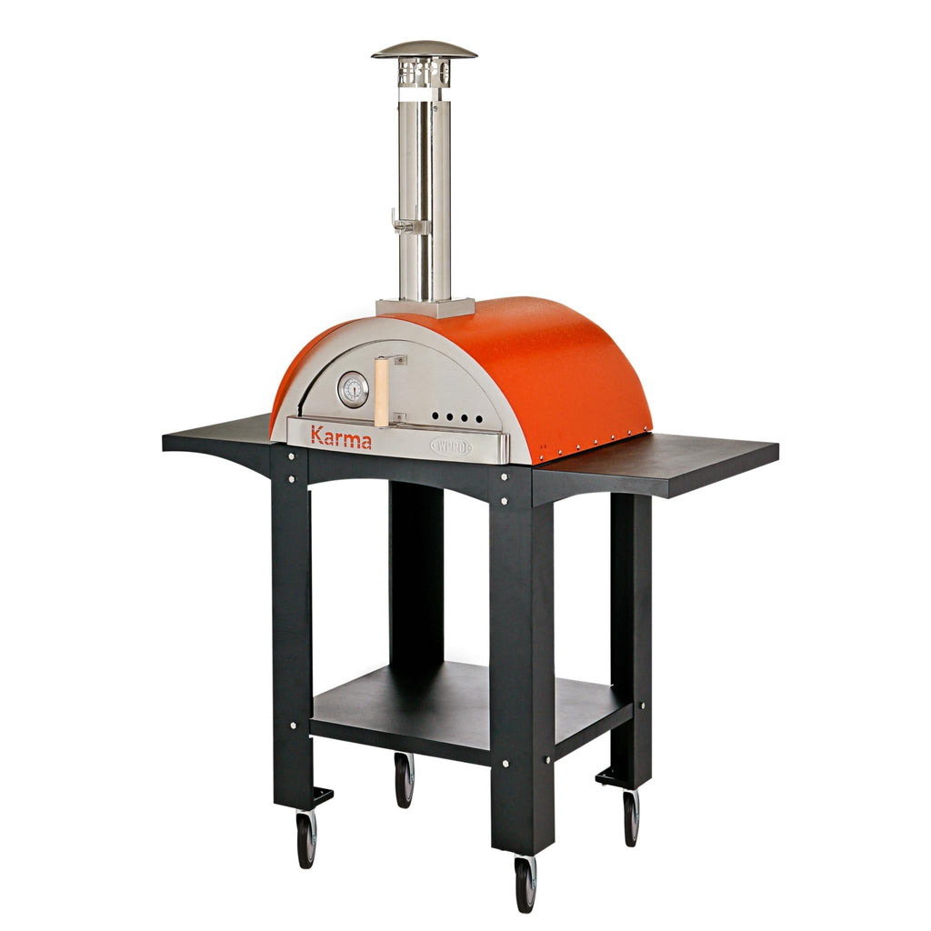 WPPO Karma 25 Colored Wood-Fired Oven with Stand & Cart