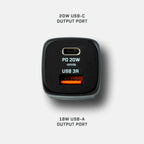 Dark Energy 20W USB-C & USB-A Wall Charger