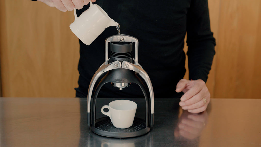 ROK EspressoGC Black PLUS Manual Espresso Maker