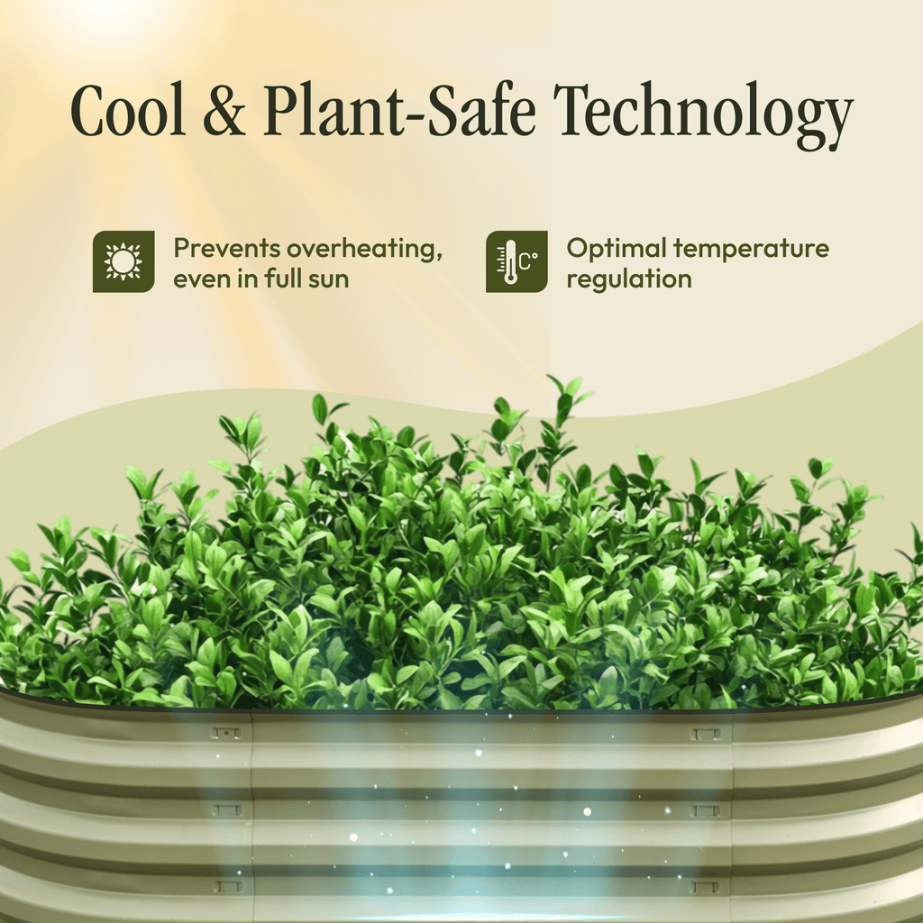 Gro-Rite Tool-Free Modular Metal Raised Garden Bed Kit