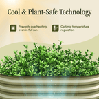 Gro-Rite Tool-Free Modular Metal Raised Garden Bed Kit