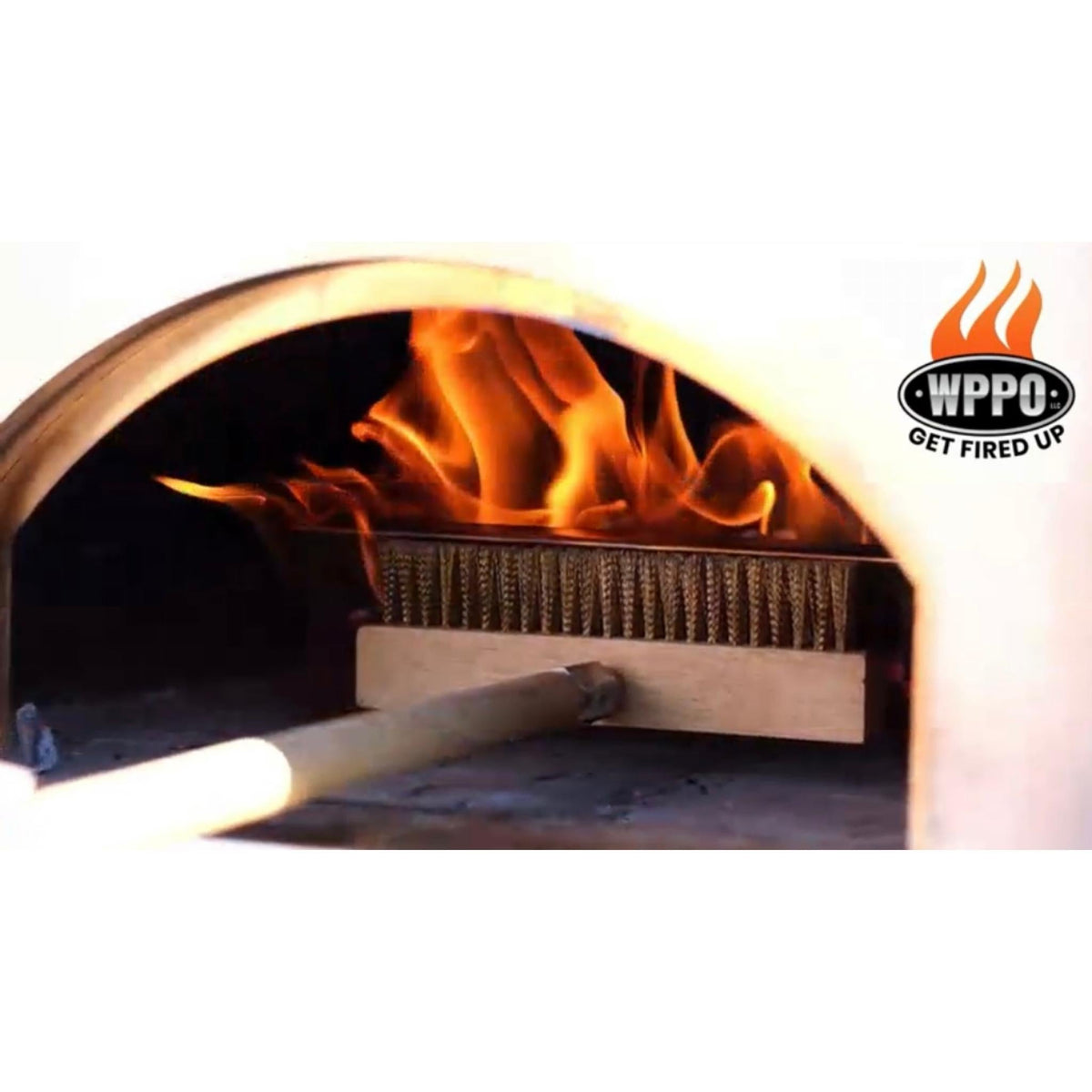 WPPO Pizza Oven Brush Head & Scraper — No Handle