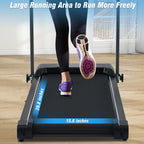 2.5 HP Folding Treadmill with 6% Incline & Bluetooth Audio