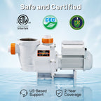 TURBRO FlowSense Variable Speed Pool Pump, Above-Ground