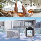 TURBRO Beluga Inverter Pool Heat Pump, 33K/58K/100K BTU
