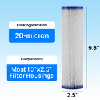 TURBRO F85 Cold Plunge Replacement Filters, 5-Pack