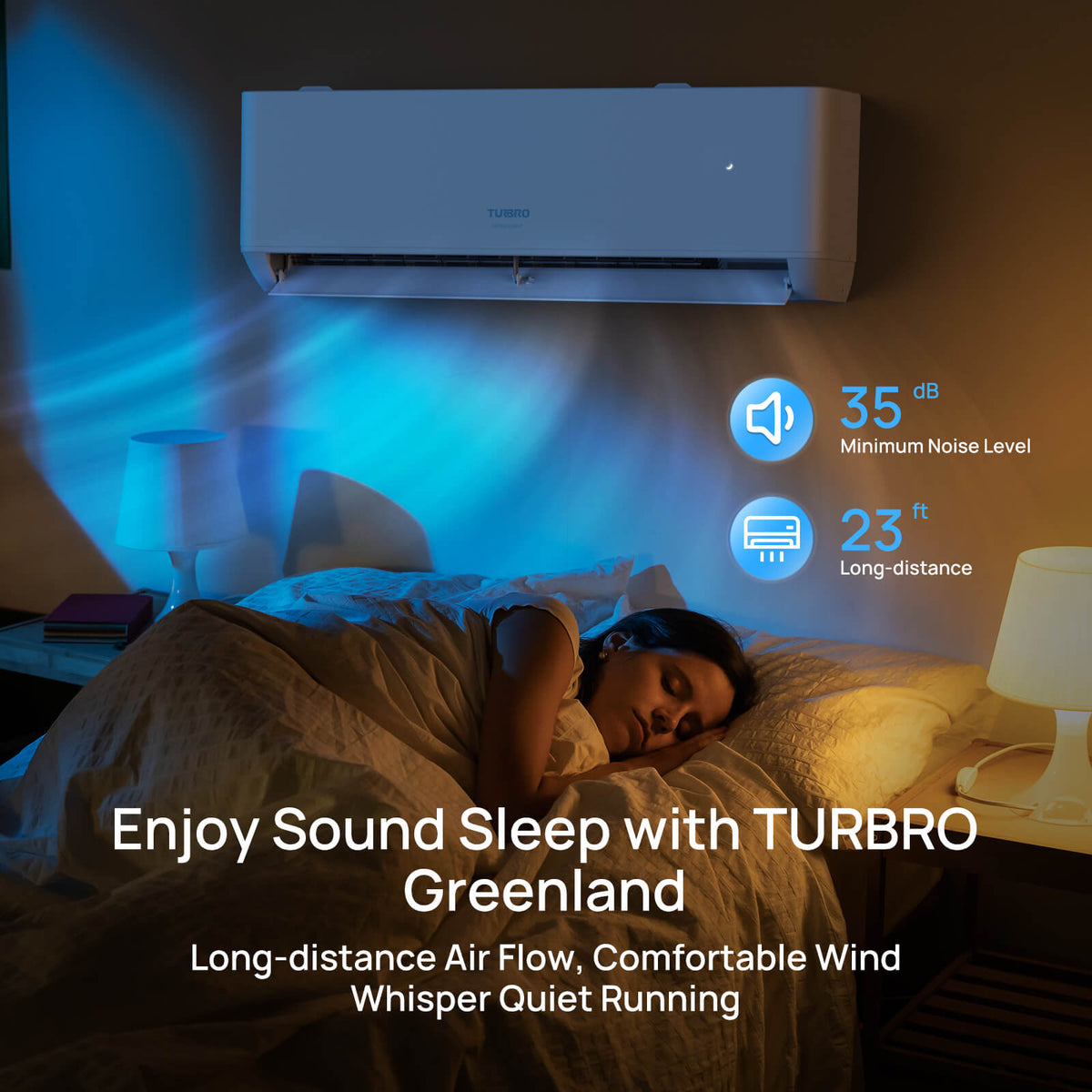 TURBRO Greenland 24,000 BTU Single Zone Mini-Split Heat Pump (R454B)