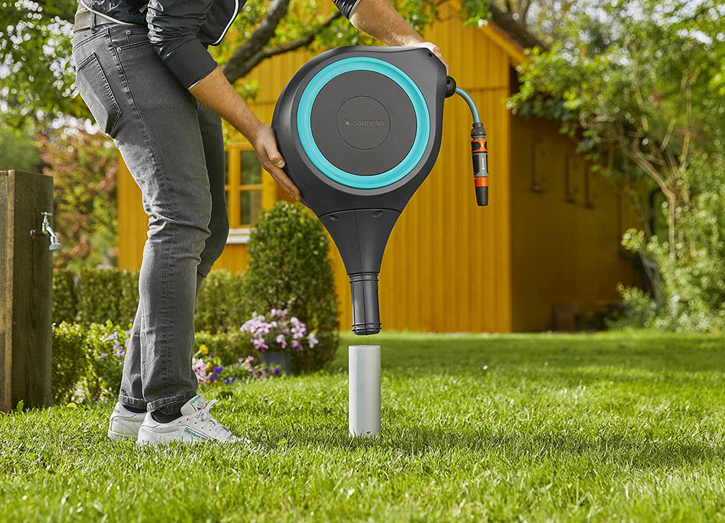 Gardena RollUp S 50-Foot Ground-Mounted Hose Reel