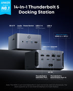 Anker Prime TB5 Docking Station (14-in-1, 8K, Thunderbolt 5)