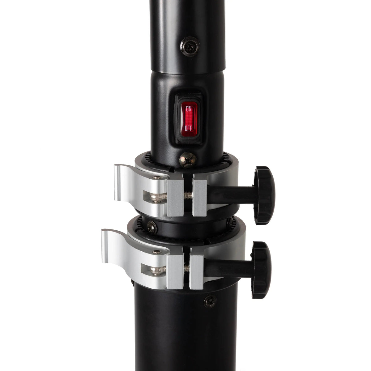 Fire Sense Black Powder Coated Steel Telescoping Offset Pole Mounted Infrared Patio Heater
