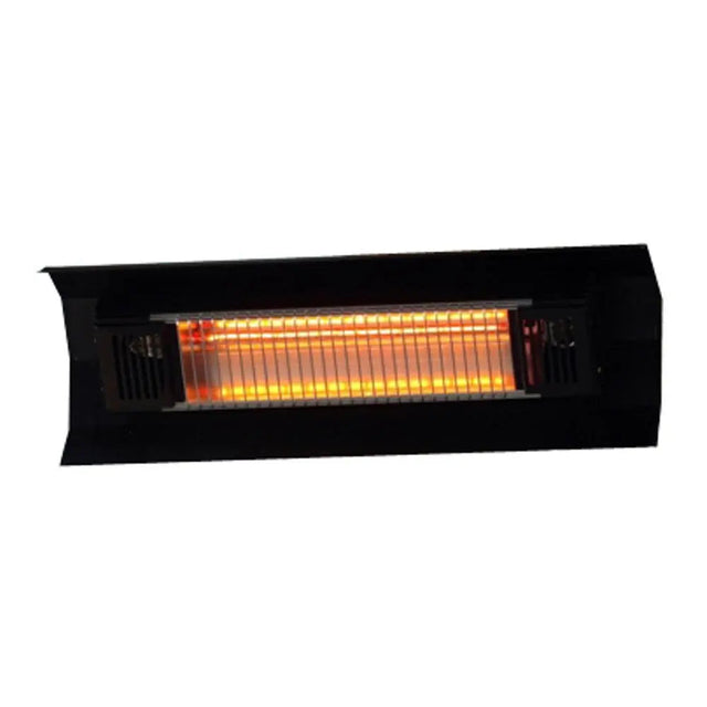 Fire Sense Black Steel Wall Mounted Infrared Patio Heater