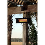Fire Sense Black Steel Wall Mounted Infrared Patio Heater