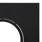 Fire Sense Clayton 40" Round Hammered Aluminum Convertible Gas Fire Pit Table