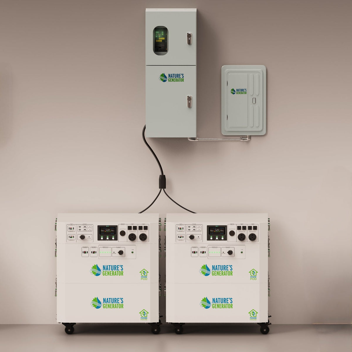 Nature’s Generator Powerhouse Gen 2 Solar & Wind Bundle
