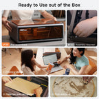 Creality Falcon A1 10W Enclosed Laser Engraver with Camera & Air Assist
