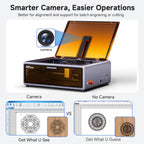 Creality Falcon A1 10W Enclosed Laser Engraver with Camera & Air Assist