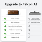 Creality Falcon A1 10W Enclosed Laser Engraver with Camera & Air Assist