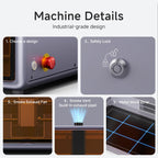 Creality Falcon A1 10W Enclosed Laser Engraver with Camera & Air Assist