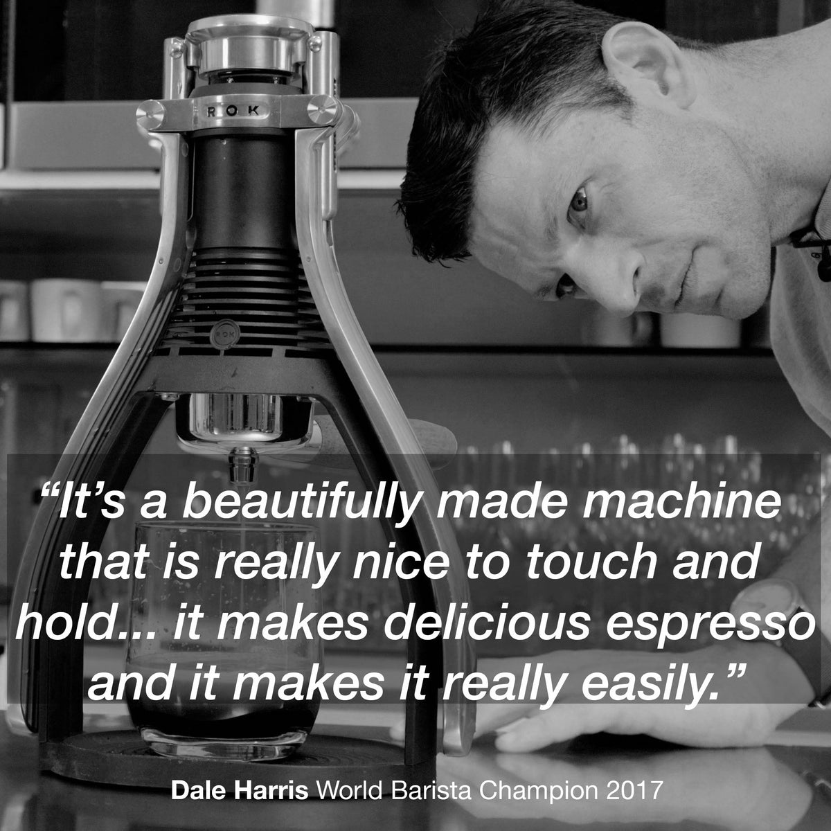 ROK Presso Smartshot Manual Espresso Maker — Warm Grey