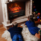 TURBRO Eternal Flame EF26-PB Smart Electric Fireplace Logs