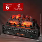 TURBRO Eternal Flame EF30-PB Electric Fireplace Logs
