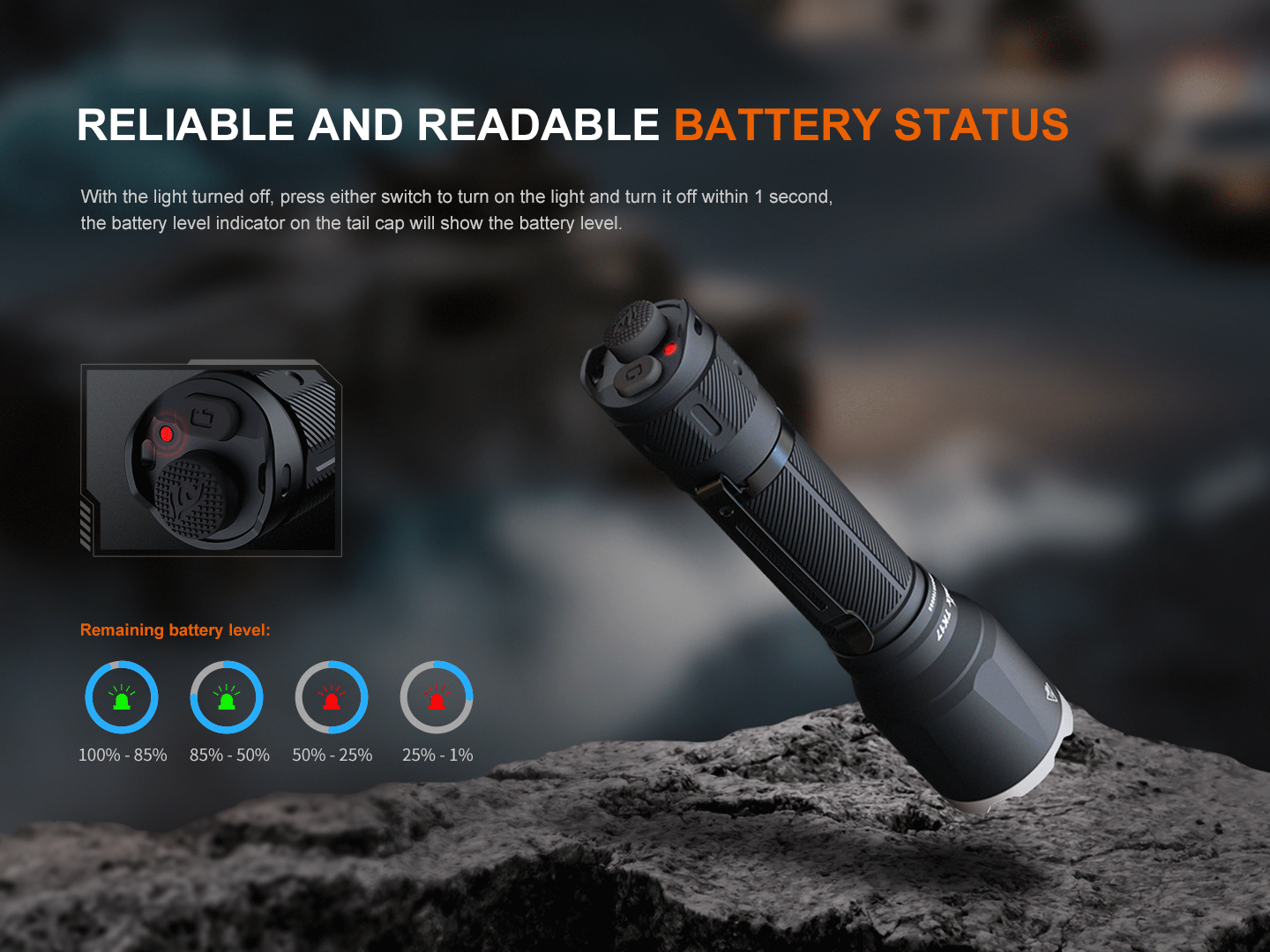 Fenix TK17 Rechargeable 3600-Lumen Flashlight