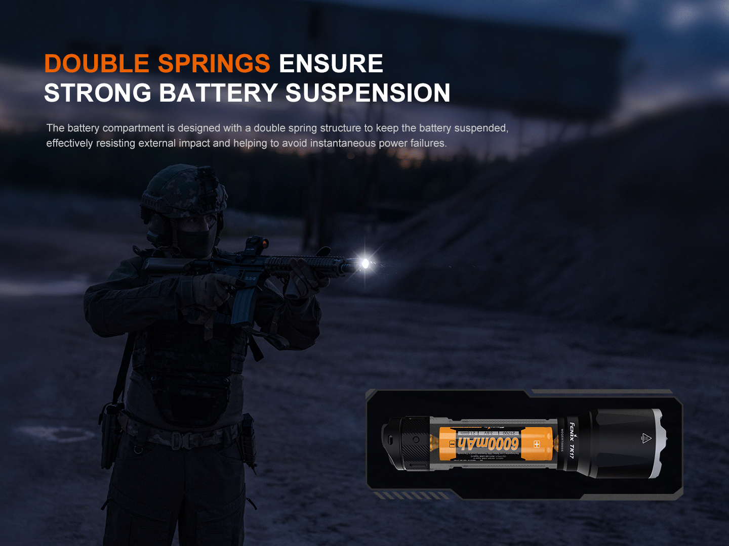 Fenix TK17 Rechargeable 3600-Lumen Flashlight