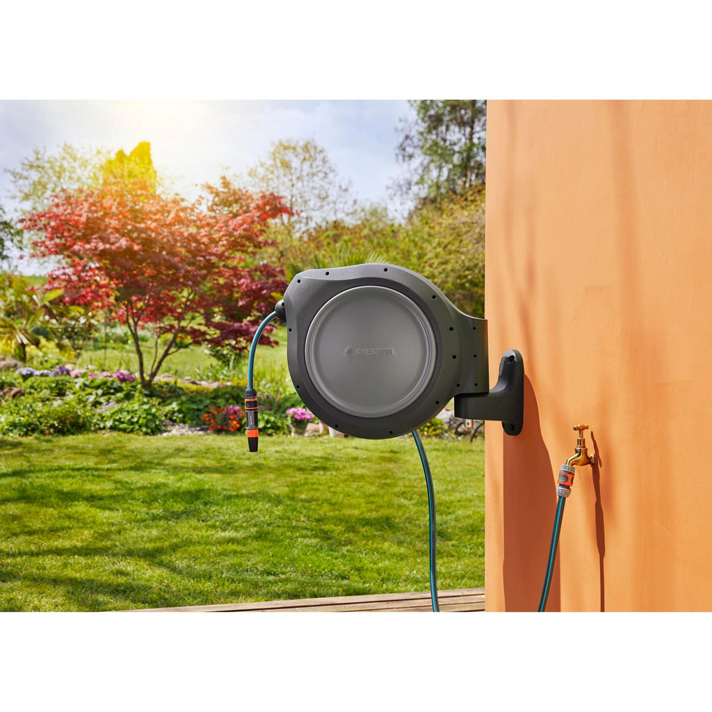 Gardena RollUp 100-Foot Retractable Hose Reel