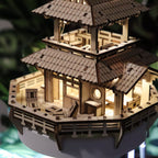Tiny Treehouses Sunrise Terrace DIY Model Kit with Grow Light
