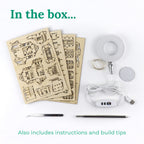 Tiny Treehouses Sunrise Terrace DIY Model Kit with Grow Light