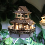 Tiny Treehouses Sunrise Terrace DIY Model Kit with Grow Light
