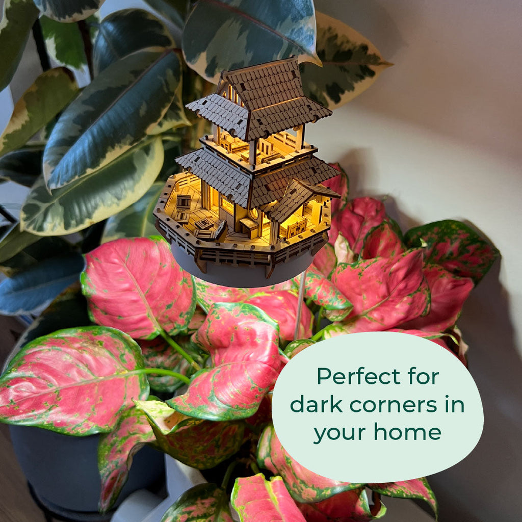 Tiny Treehouses Sunrise Terrace DIY Model Kit with Grow Light