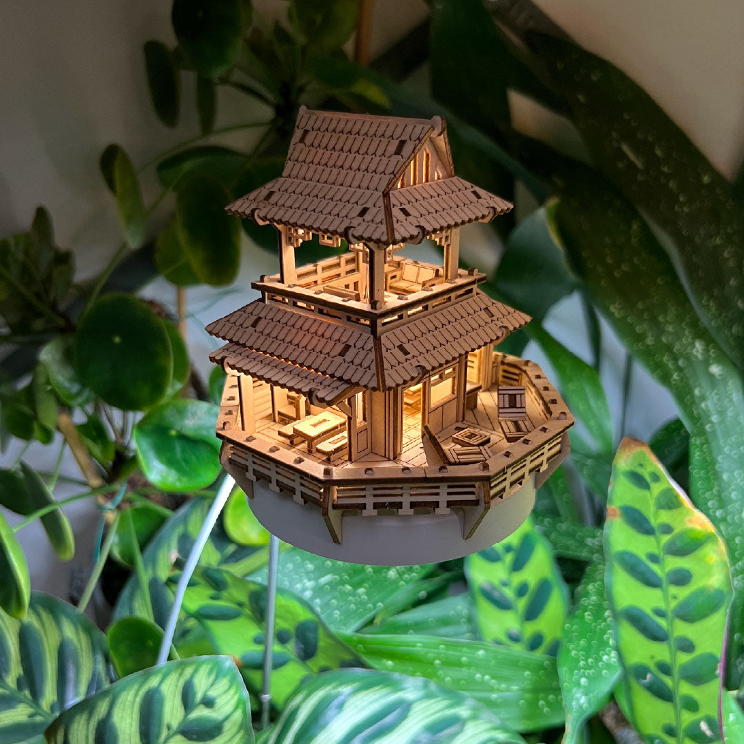 Tiny Treehouses Sunrise Terrace DIY Model Kit with Grow Light