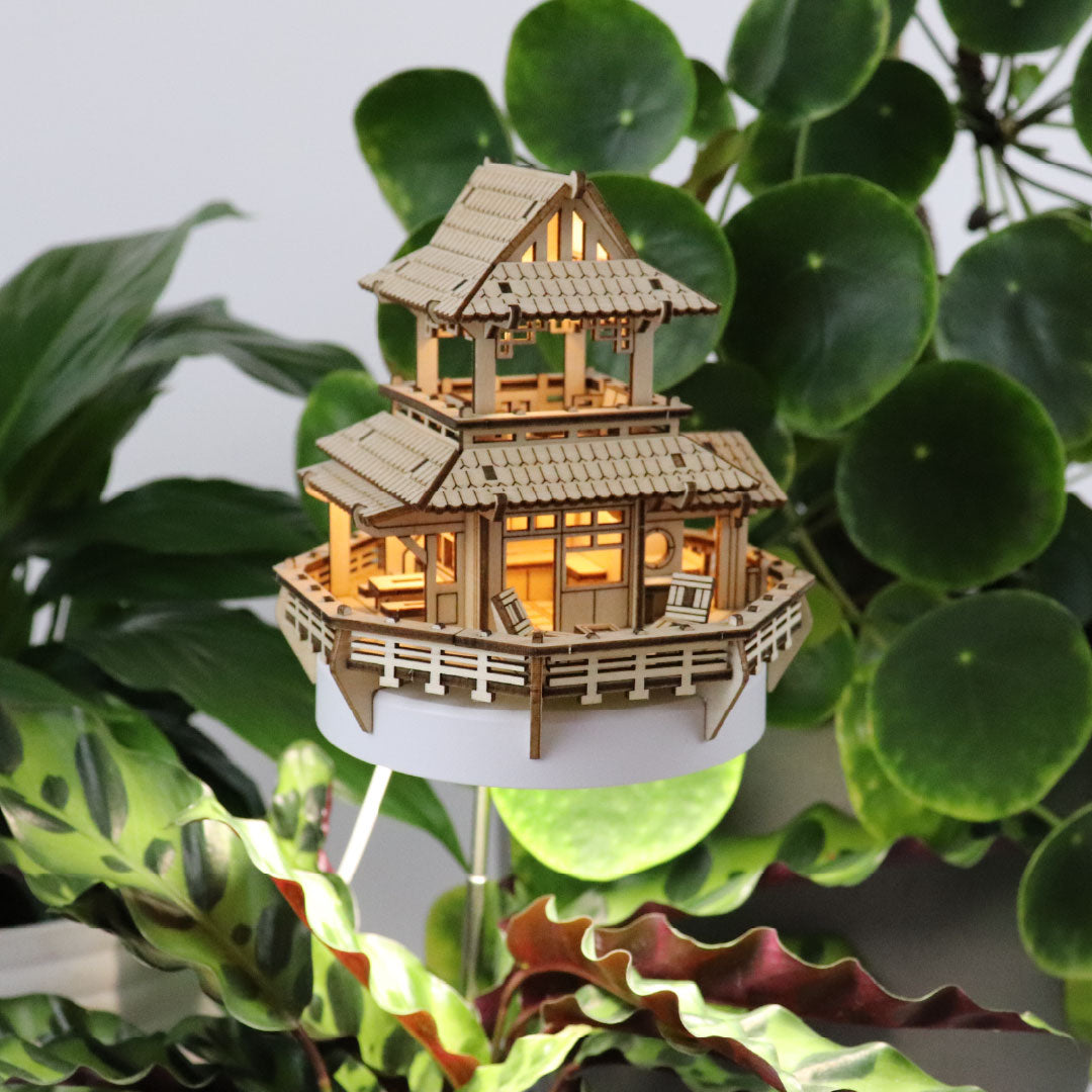 Tiny Treehouses Sunrise Terrace DIY Model Kit with Grow Light