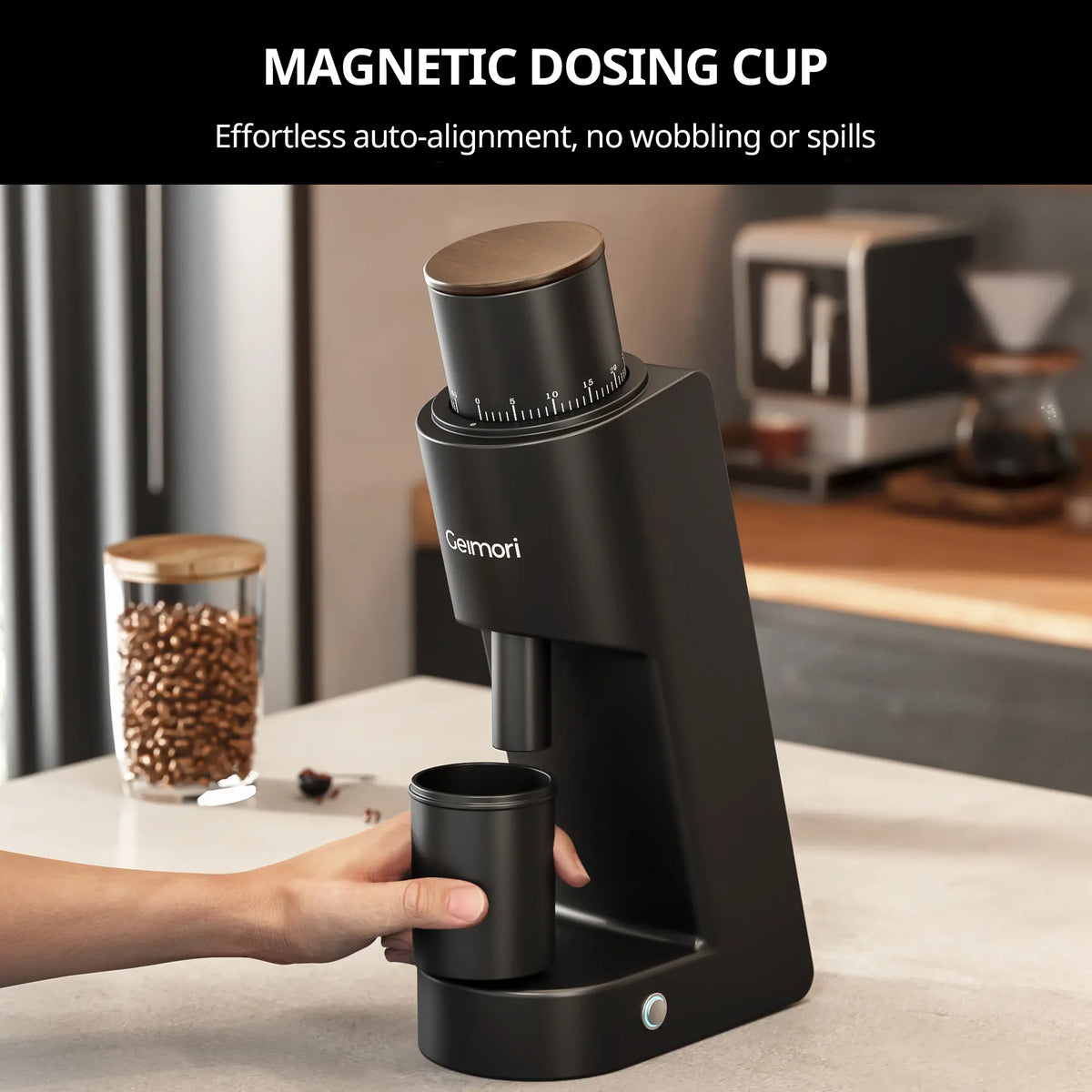 Geimori GU38 Compact Electric Coffee Grinder