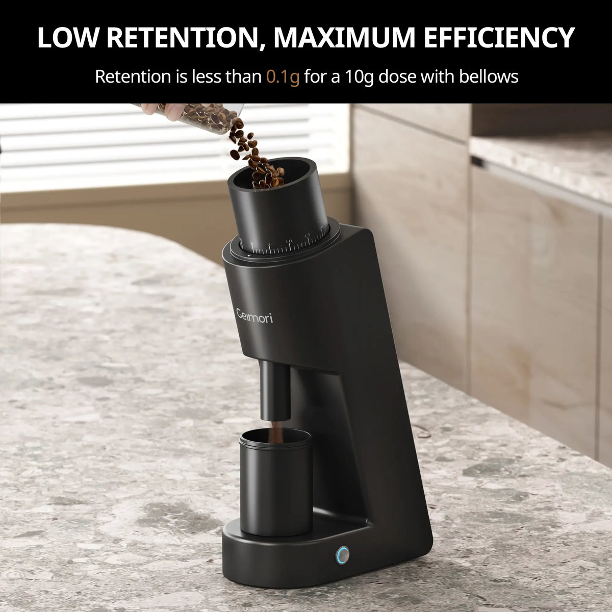 Geimori GU38 Compact Electric Coffee Grinder