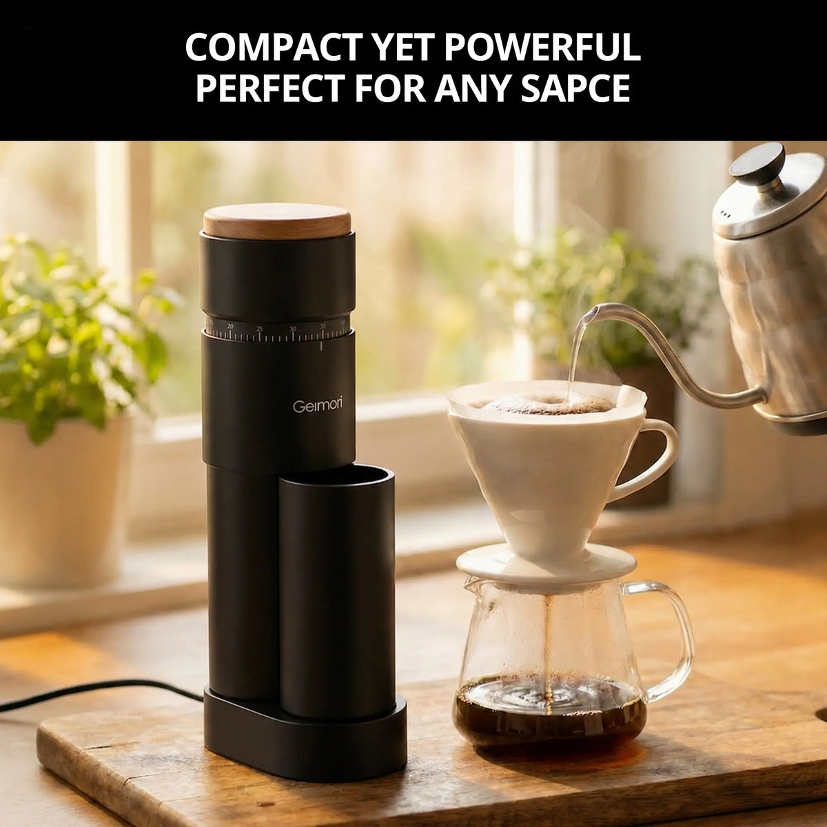 Geimori T38 Plus Plug-In Electric Coffee Grinder