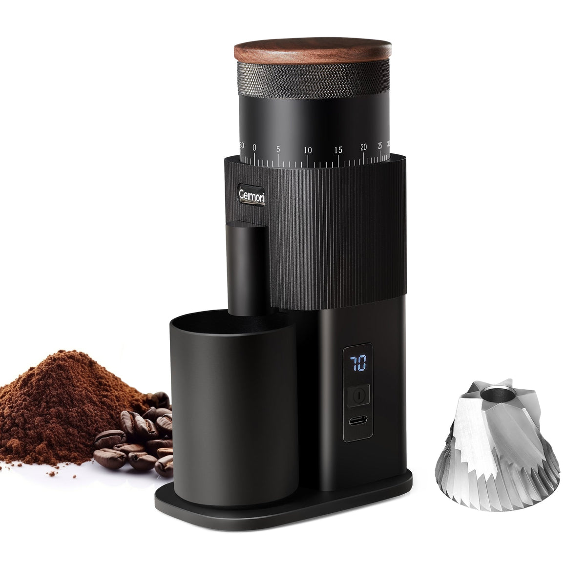 Geimori T38 Cordless Battery Coffee Grinder