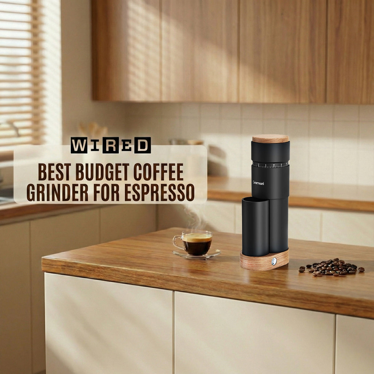 Geimori T38 Plus Plug-In Electric Coffee Grinder