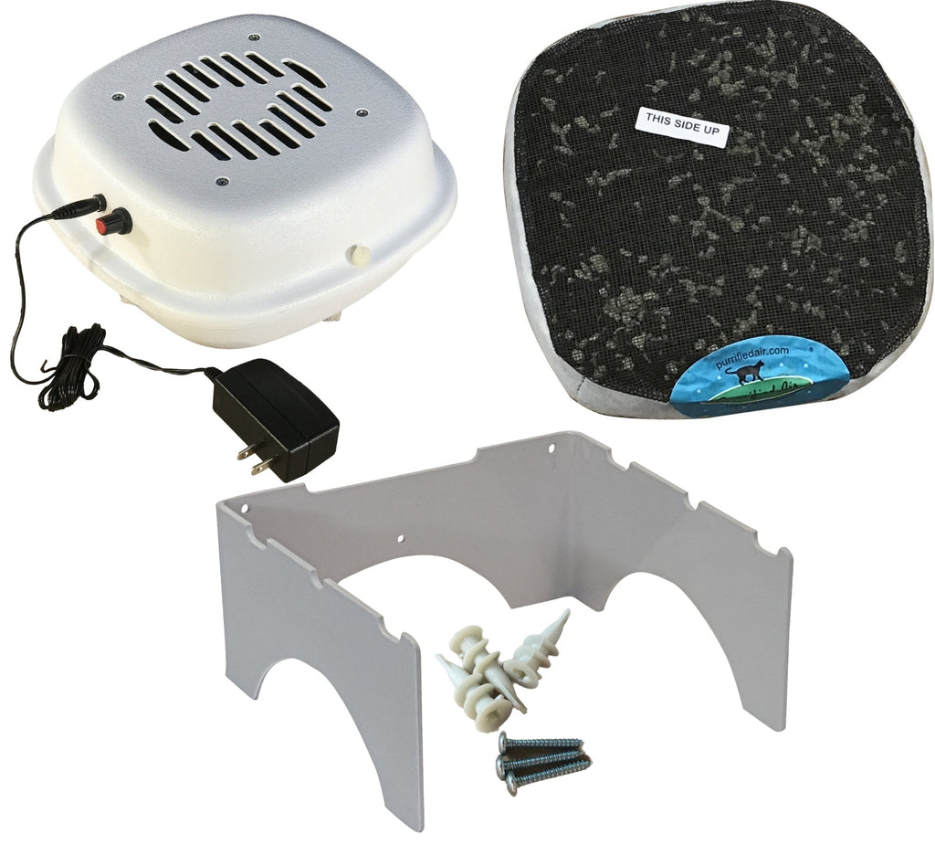 Purrified Air Purifier, Extra Filter & Wall Bracket Bundle