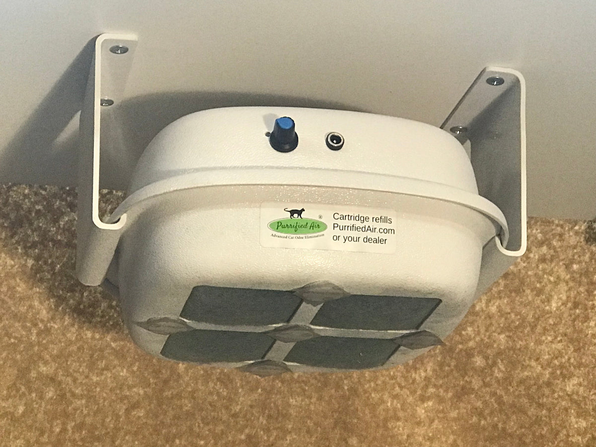 Purrified Air Purifier, Extra Filter & Overhead Bracket Bundle